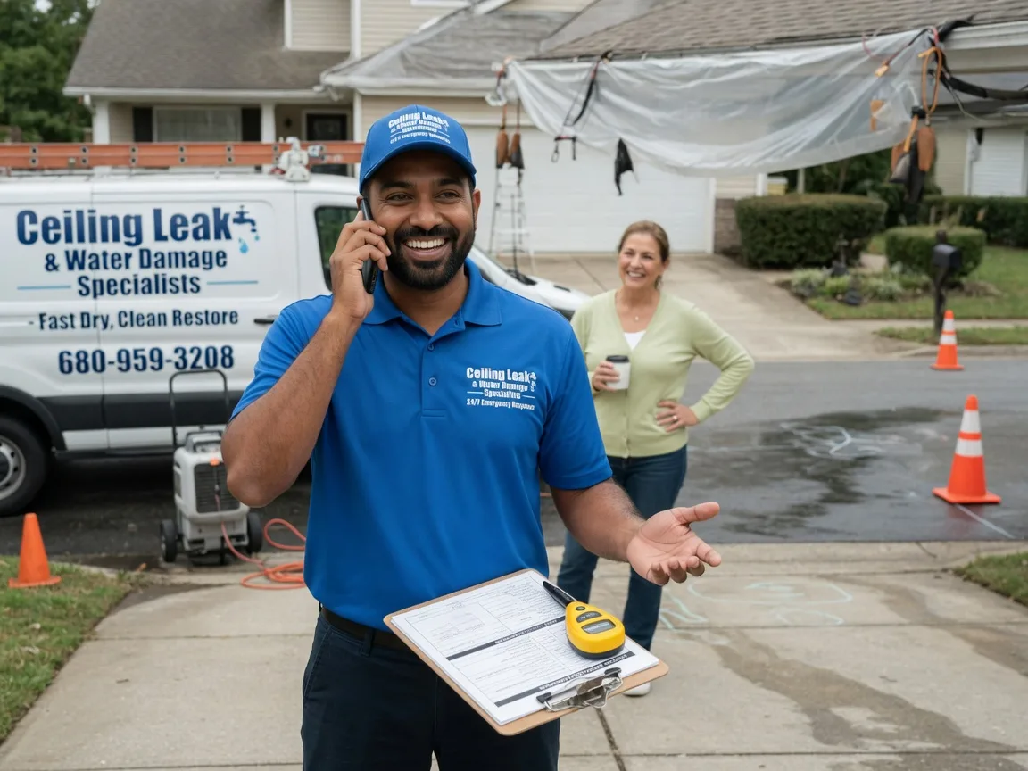 Ceiling Leak Cleanup Newman, IL FAQs